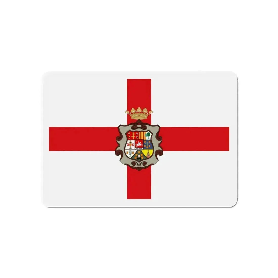 Flag of Huesca Spain - Refrigerator Magnet - The Sticker Space