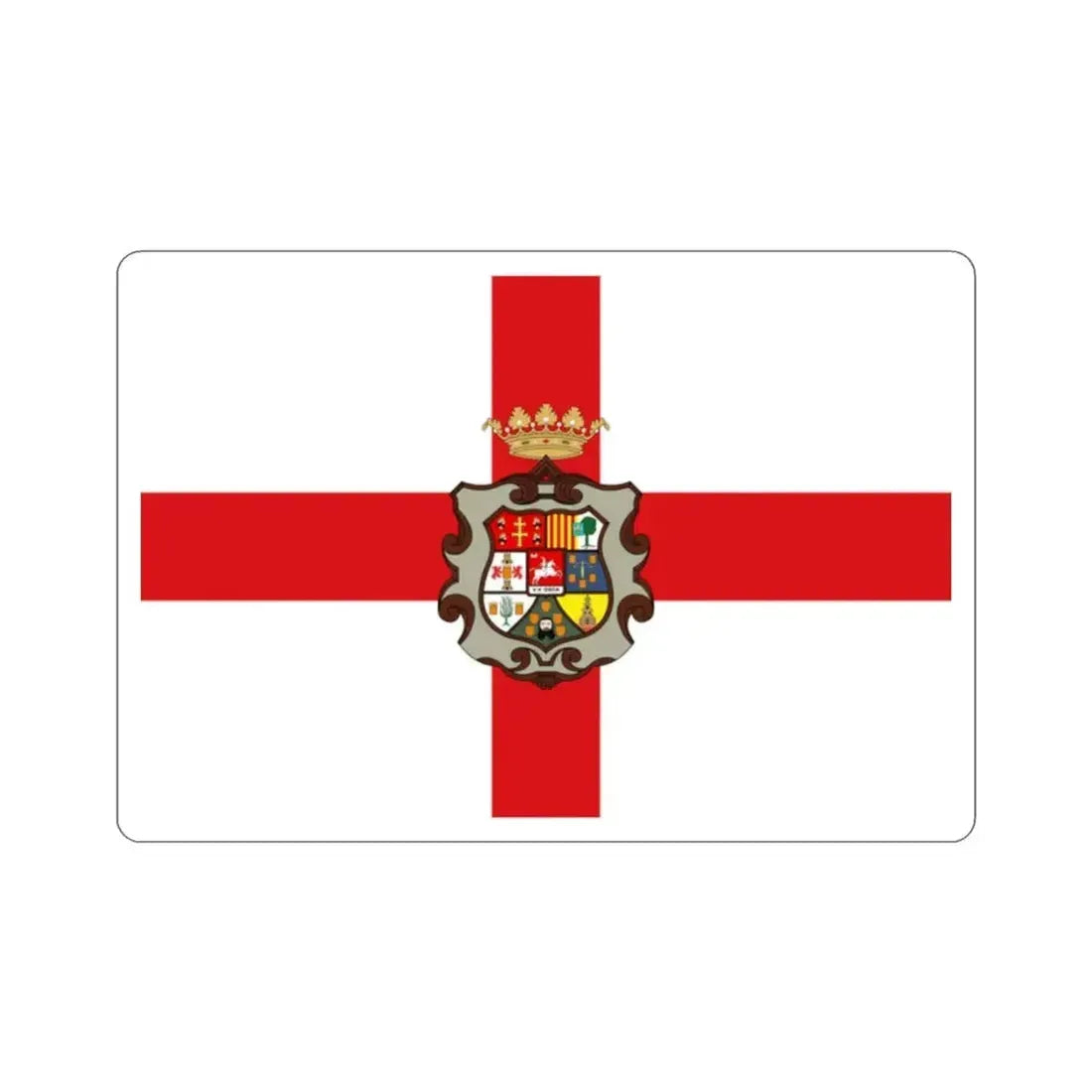 Flag of Huesca Spain STICKER Vinyl Die-Cut Decal - The Sticker Space