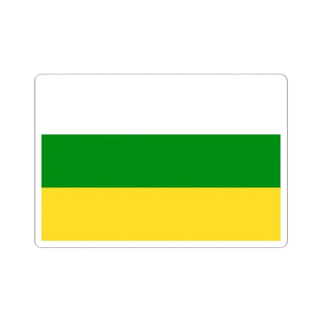 Flag of Huila (Colombia) STICKER Vinyl Kiss-Cut Decal 2 Inch White - The Sticker Space