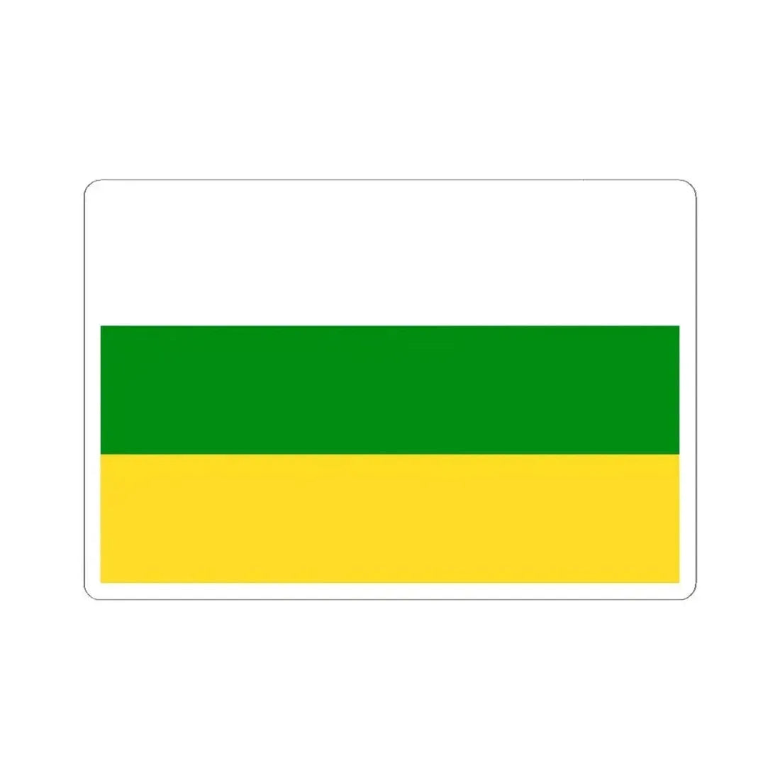 Flag of Huila (Colombia) STICKER Vinyl Kiss-Cut Decal 6 Inch White - The Sticker Space