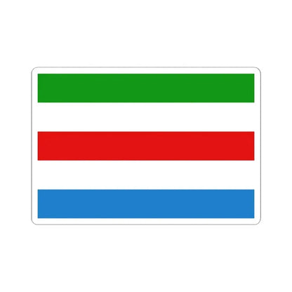 Flag of Huldenberg (Belgium) STICKER Vinyl Kiss-Cut Decal 2 Inch White - The Sticker Space