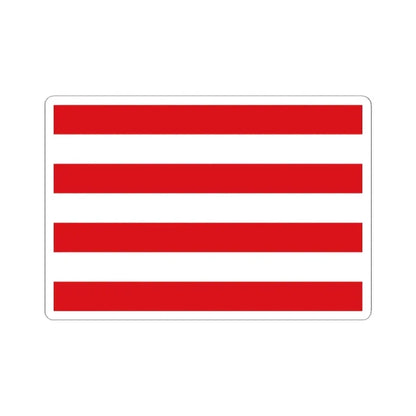 Flag of Hulshout (Belgium) STICKER Vinyl Kiss-Cut Decal 2 Inch White - The Sticker Space