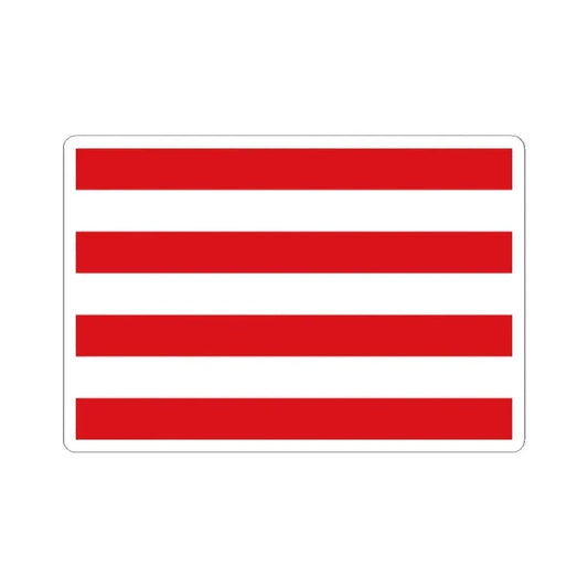 Flag of Hulshout (Belgium) STICKER Vinyl Kiss-Cut Decal 2 Inch White - The Sticker Space