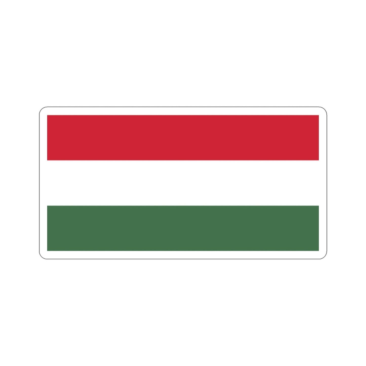 Flag of Hungary STICKER Vinyl Die-Cut Decal-2 Inch-The Sticker Space