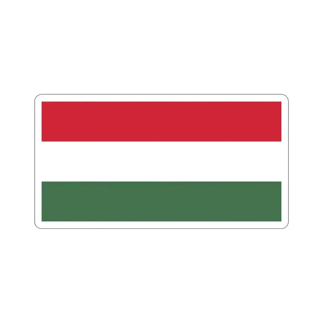 Flag of Hungary STICKER Vinyl Die-Cut Decal 2 Inch - The Sticker Space