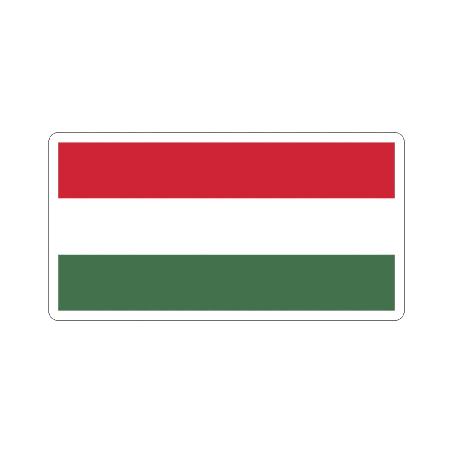 Flag of Hungary STICKER Vinyl Die-Cut Decal-3 Inch-The Sticker Space