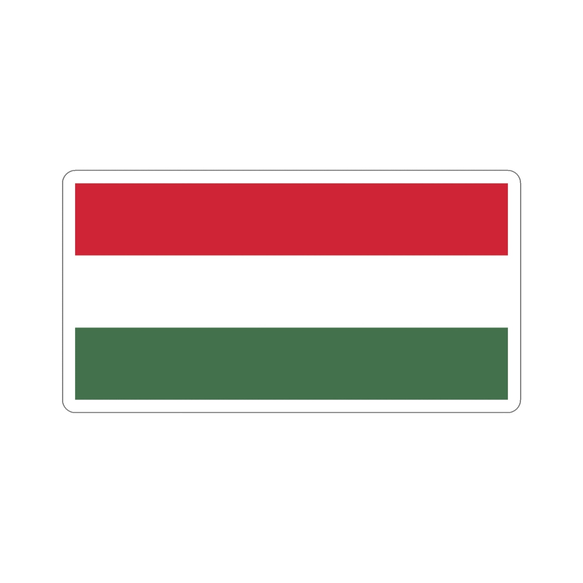 Flag of Hungary STICKER Vinyl Die-Cut Decal-3 Inch-The Sticker Space