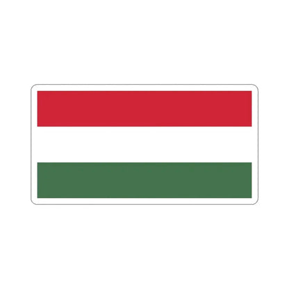 Flag of Hungary STICKER Vinyl Die-Cut Decal 4 Inch - The Sticker Space