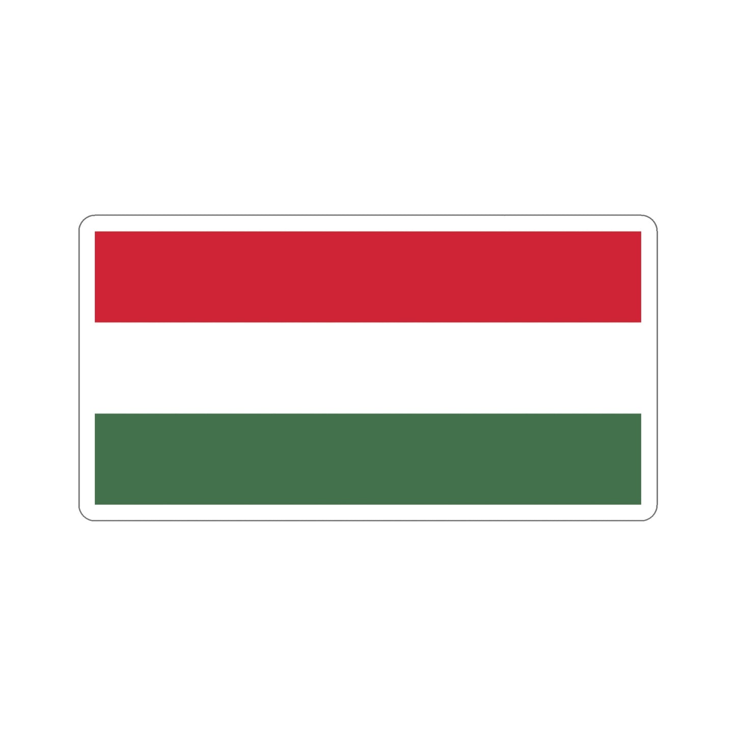 Flag of Hungary STICKER Vinyl Die-Cut Decal-5 Inch-The Sticker Space