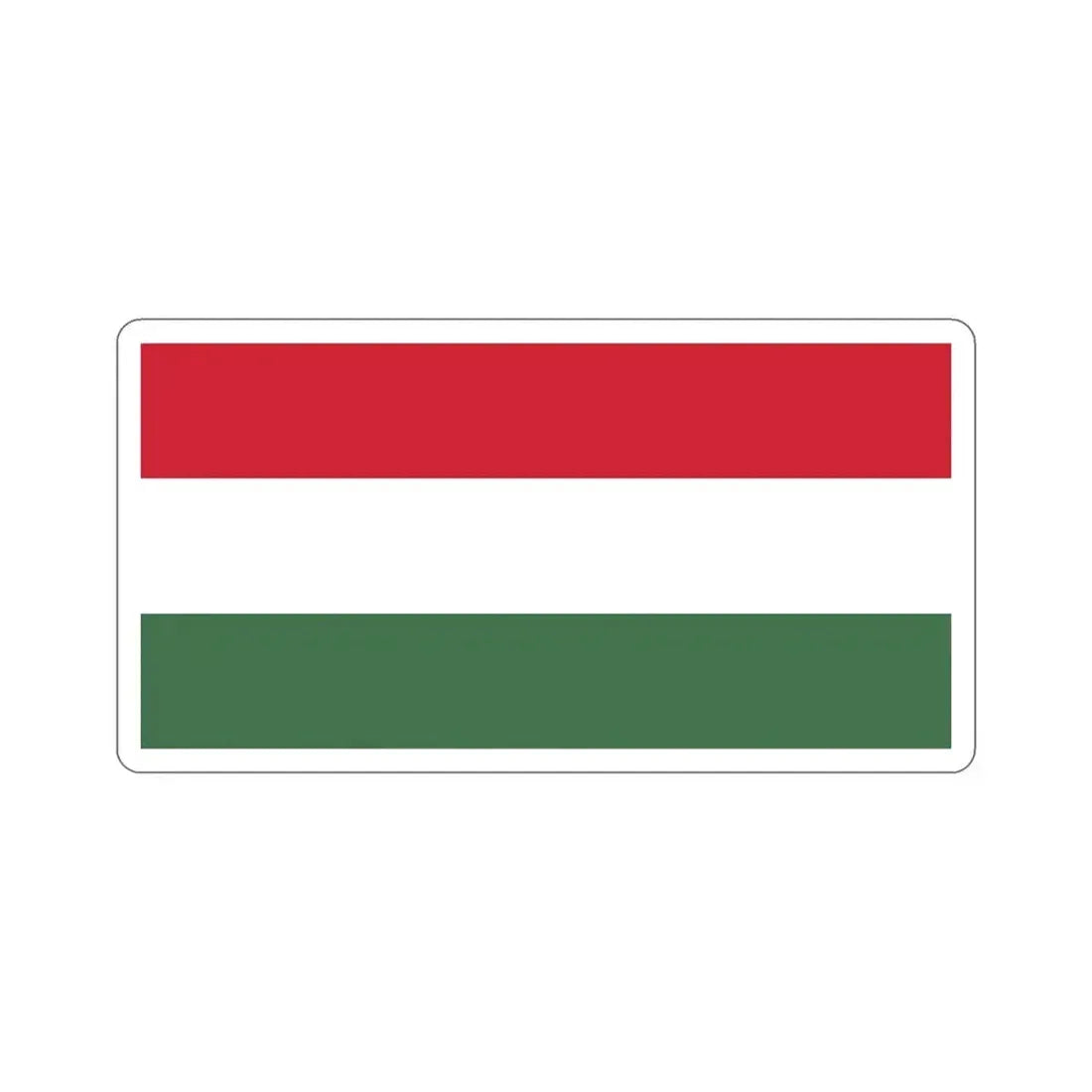 Flag of Hungary STICKER Vinyl Die-Cut Decal 5 Inch - The Sticker Space