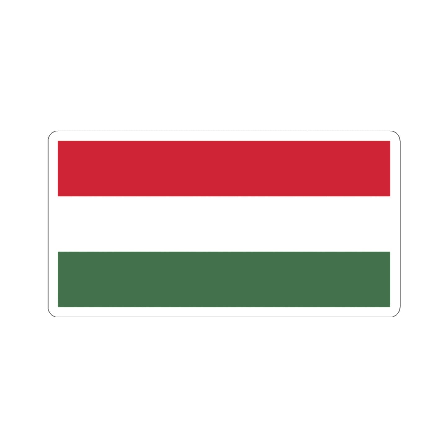 Flag of Hungary STICKER Vinyl Die-Cut Decal-6 Inch-The Sticker Space