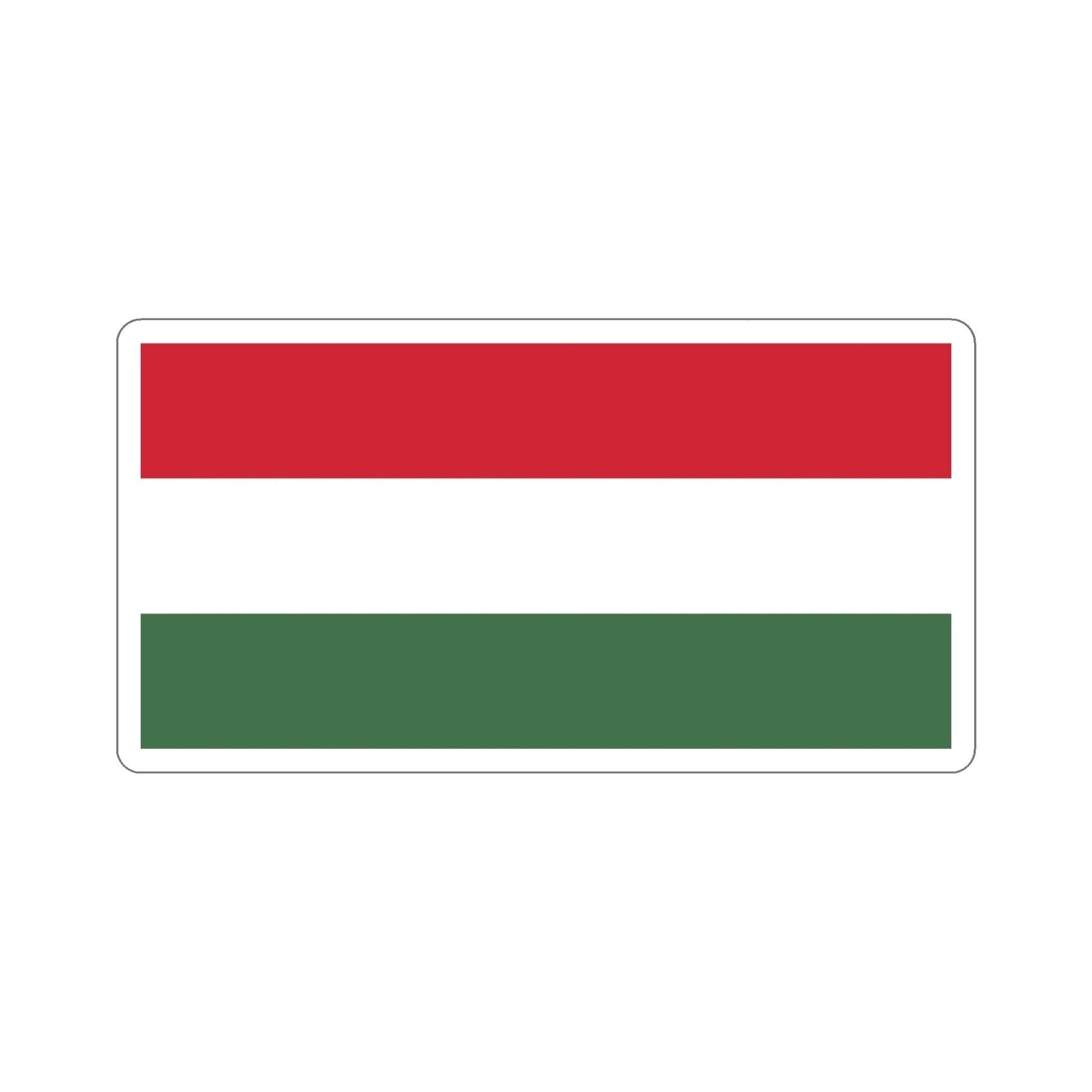 Flag of Hungary STICKER Vinyl Die-Cut Decal-6 Inch-The Sticker Space