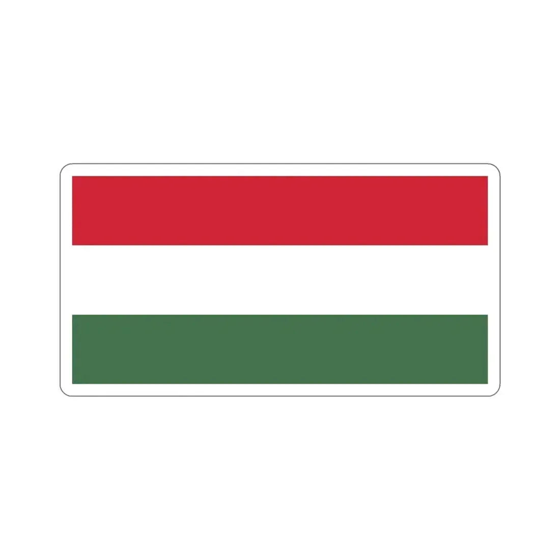 Flag of Hungary STICKER Vinyl Die-Cut Decal 6 Inch - The Sticker Space