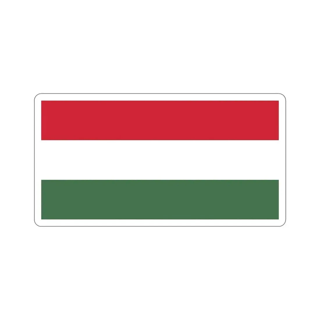 Flag of Hungary STICKER Vinyl Die-Cut Decal - The Sticker Space