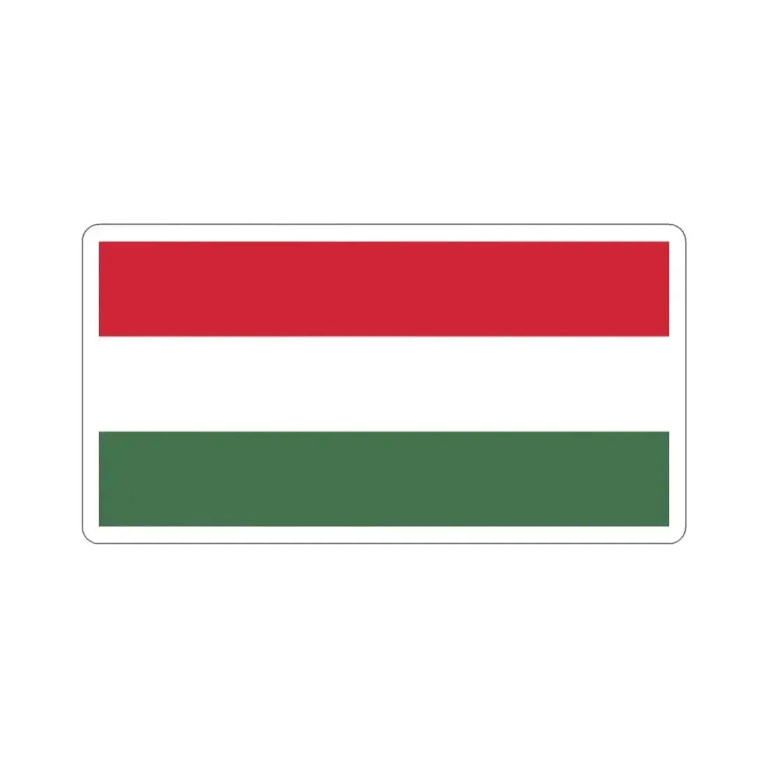 Flag of Hungary STICKER Vinyl Die-Cut Decal - The Sticker Space
