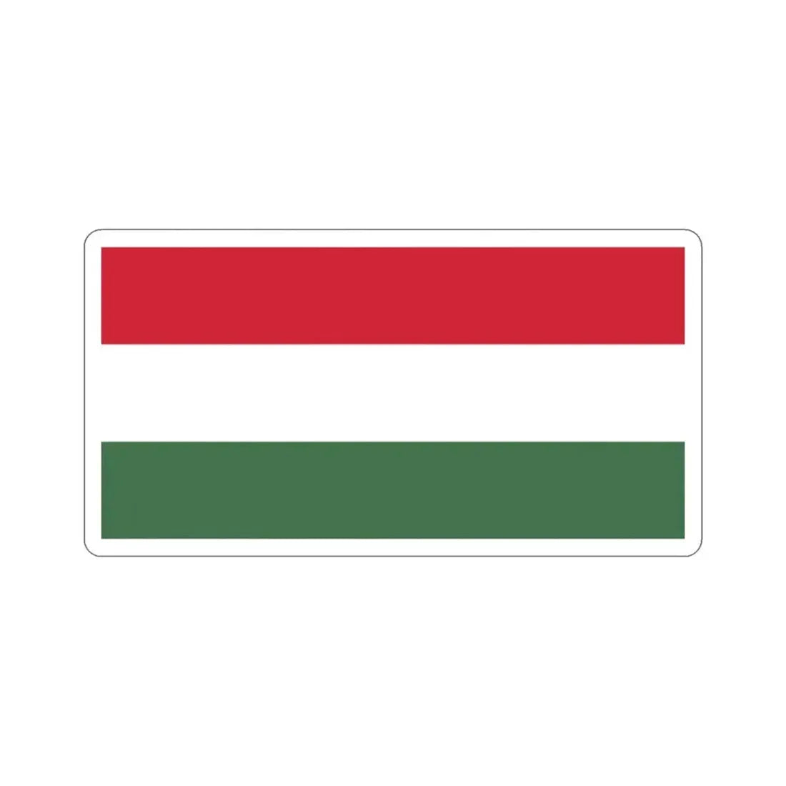 Flag of Hungary STICKER Vinyl Die-Cut Decal - The Sticker Space