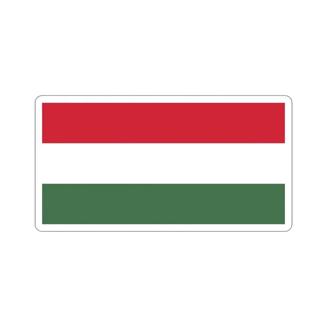 Flag of Hungary STICKER Vinyl Die-Cut Decal - The Sticker Space