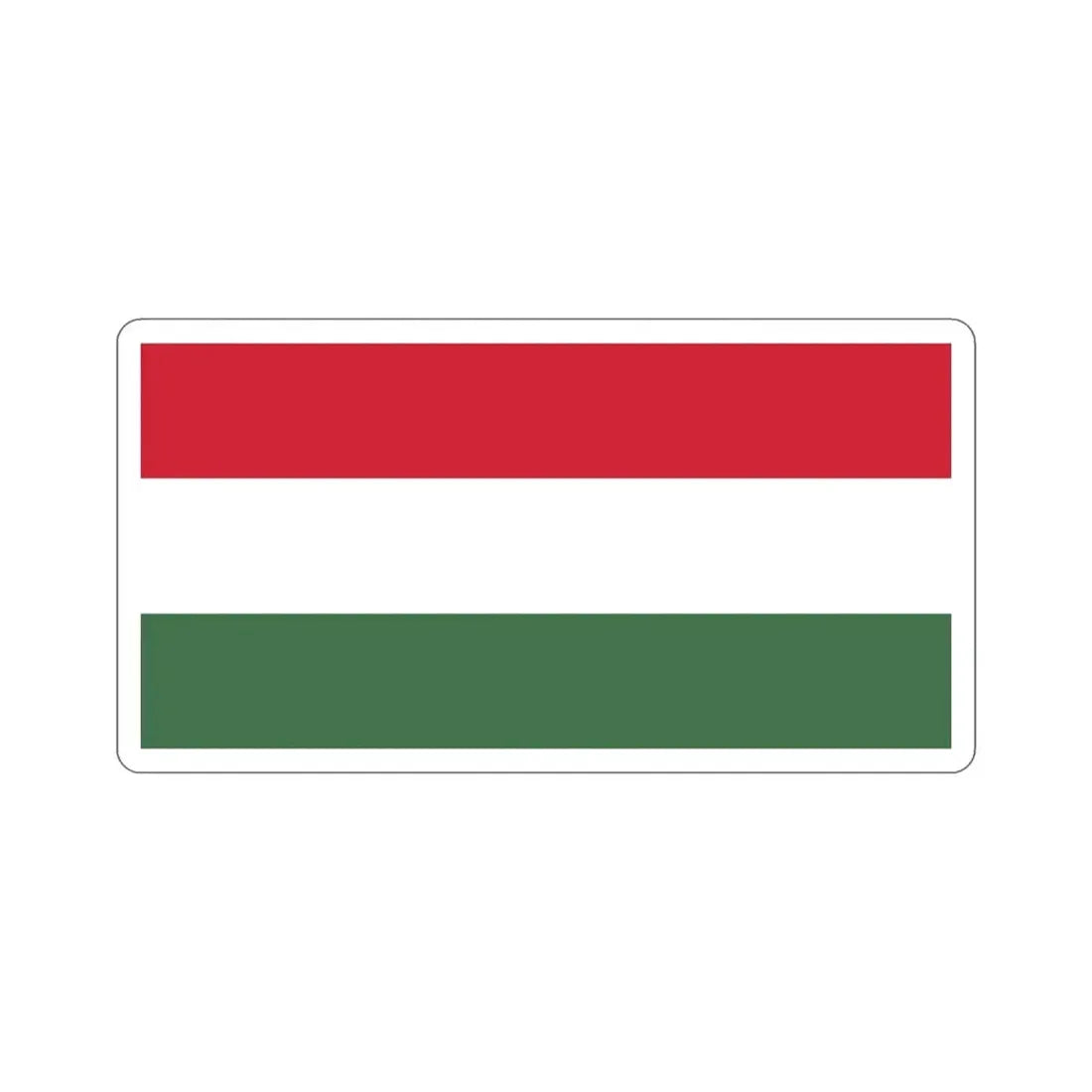 Flag of Hungary STICKER Vinyl Die-Cut Decal - The Sticker Space
