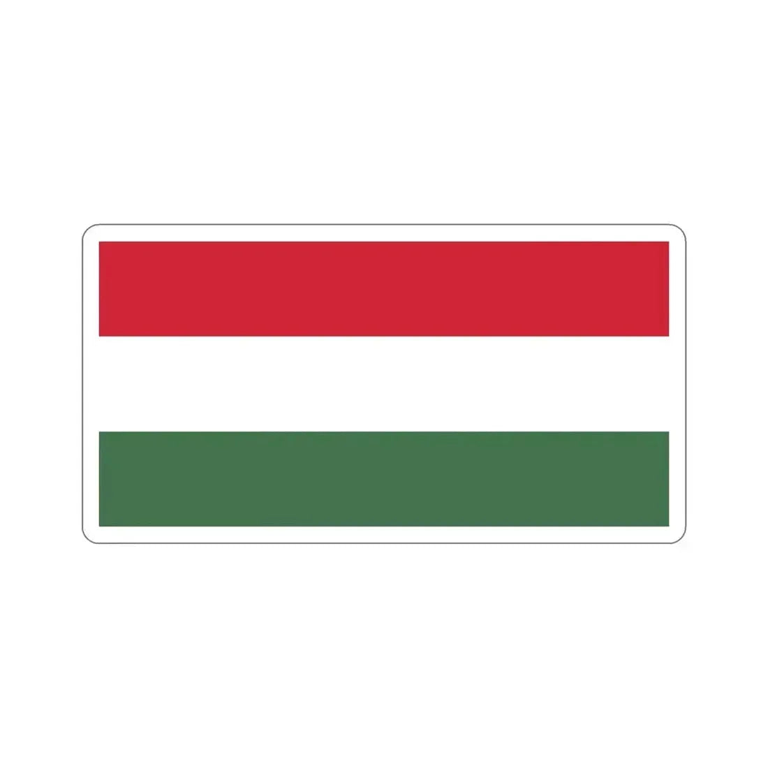 Flag of Hungary STICKER Vinyl Die-Cut Decal - The Sticker Space
