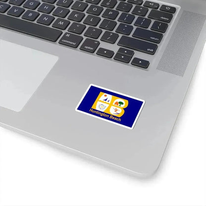 Flag of Huntington Beach California (United States) STICKER Vinyl Kiss-Cut Decal - The Sticker Space
