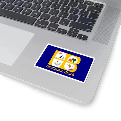 Flag of Huntington Beach California (United States) STICKER Vinyl Kiss-Cut Decal - The Sticker Space