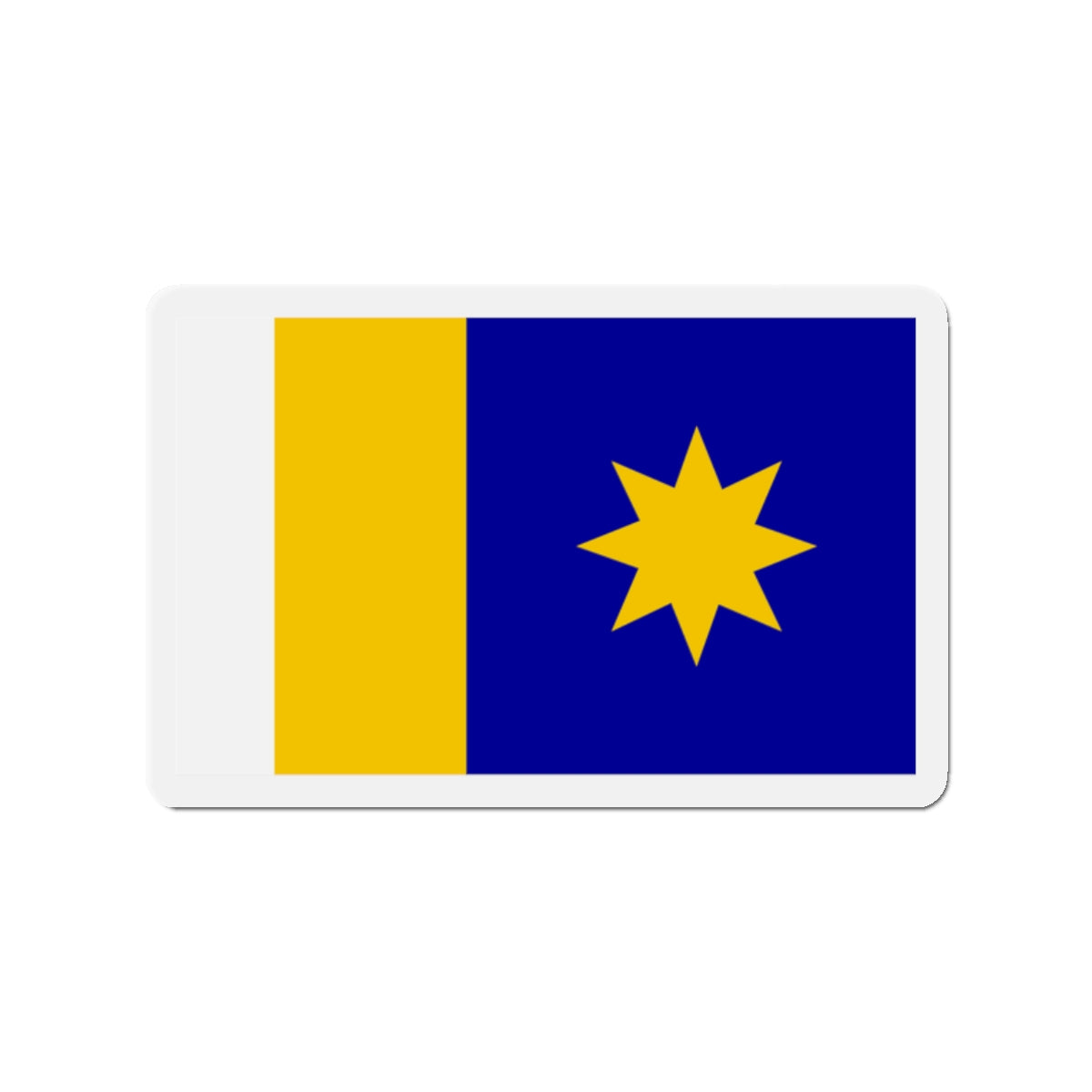 Flag of Hutchinson Kansas - Die-Cut Magnet-2" x 2"-The Sticker Space