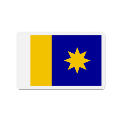 Flag of Hutchinson Kansas - Die-Cut Magnet-2" x 2"-The Sticker Space