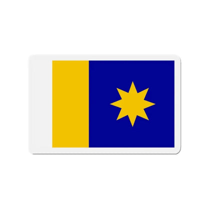 Flag of Hutchinson Kansas - Refrigerator Magnet 2 Inch - The Sticker Space