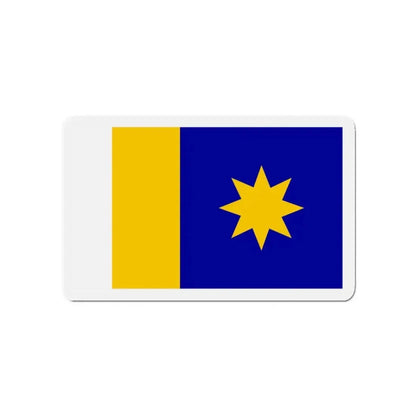 Flag of Hutchinson Kansas - Refrigerator Magnet 4 Inch - The Sticker Space