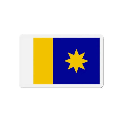 Flag of Hutchinson Kansas - Refrigerator Magnet 5 Inch - The Sticker Space