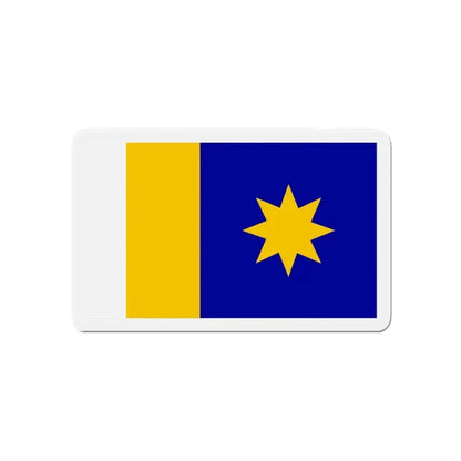 Flag of Hutchinson Kansas - Refrigerator Magnet - The Sticker Space