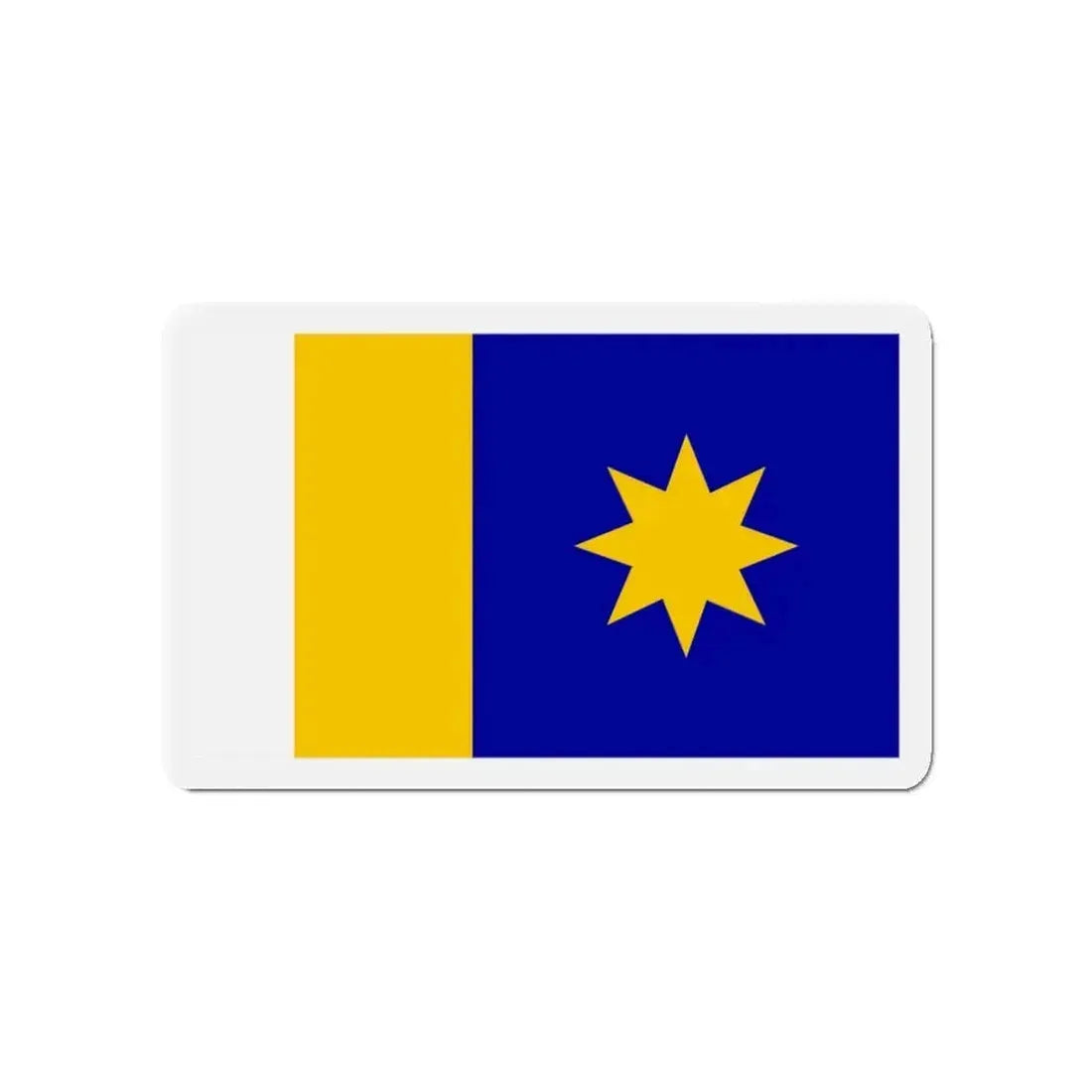Flag of Hutchinson Kansas - Refrigerator Magnet - The Sticker Space