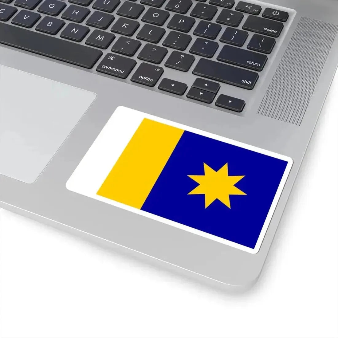 Flag of Hutchinson Kansas (United States) STICKER Vinyl Kiss-Cut Decal - The Sticker Space