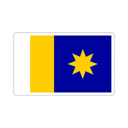 Flag of Hutchinson Kansas USA STICKER Vinyl Die-Cut Decal 4 Inch - The Sticker Space