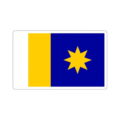 Flag of Hutchinson Kansas USA STICKER Vinyl Die-Cut Decal 5 Inch - The Sticker Space