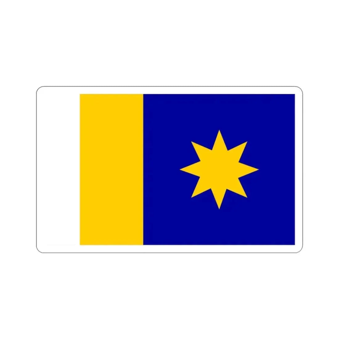 Flag of Hutchinson Kansas USA STICKER Vinyl Die-Cut Decal - The Sticker Space