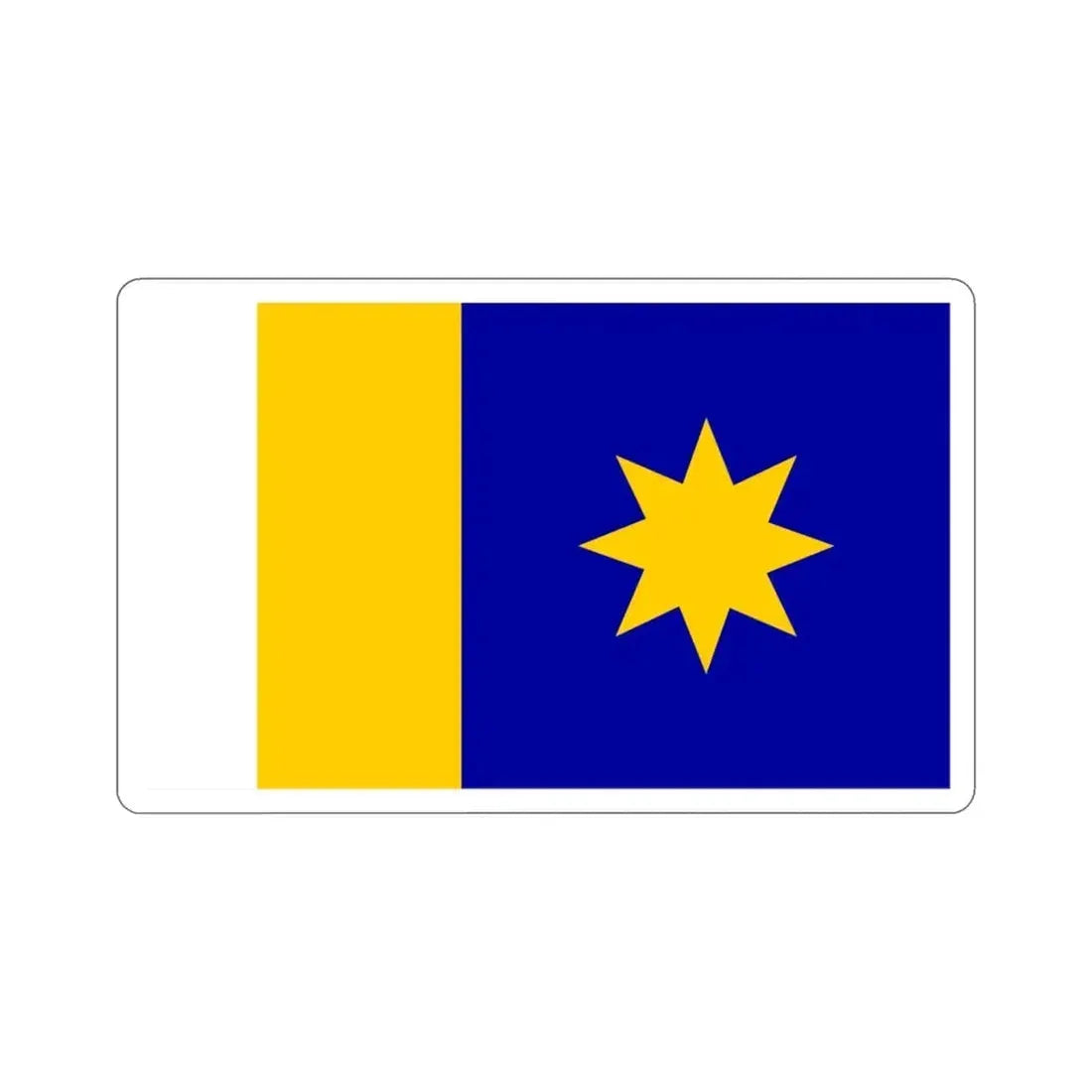 Flag of Hutchinson Kansas USA STICKER Vinyl Die-Cut Decal - The Sticker Space