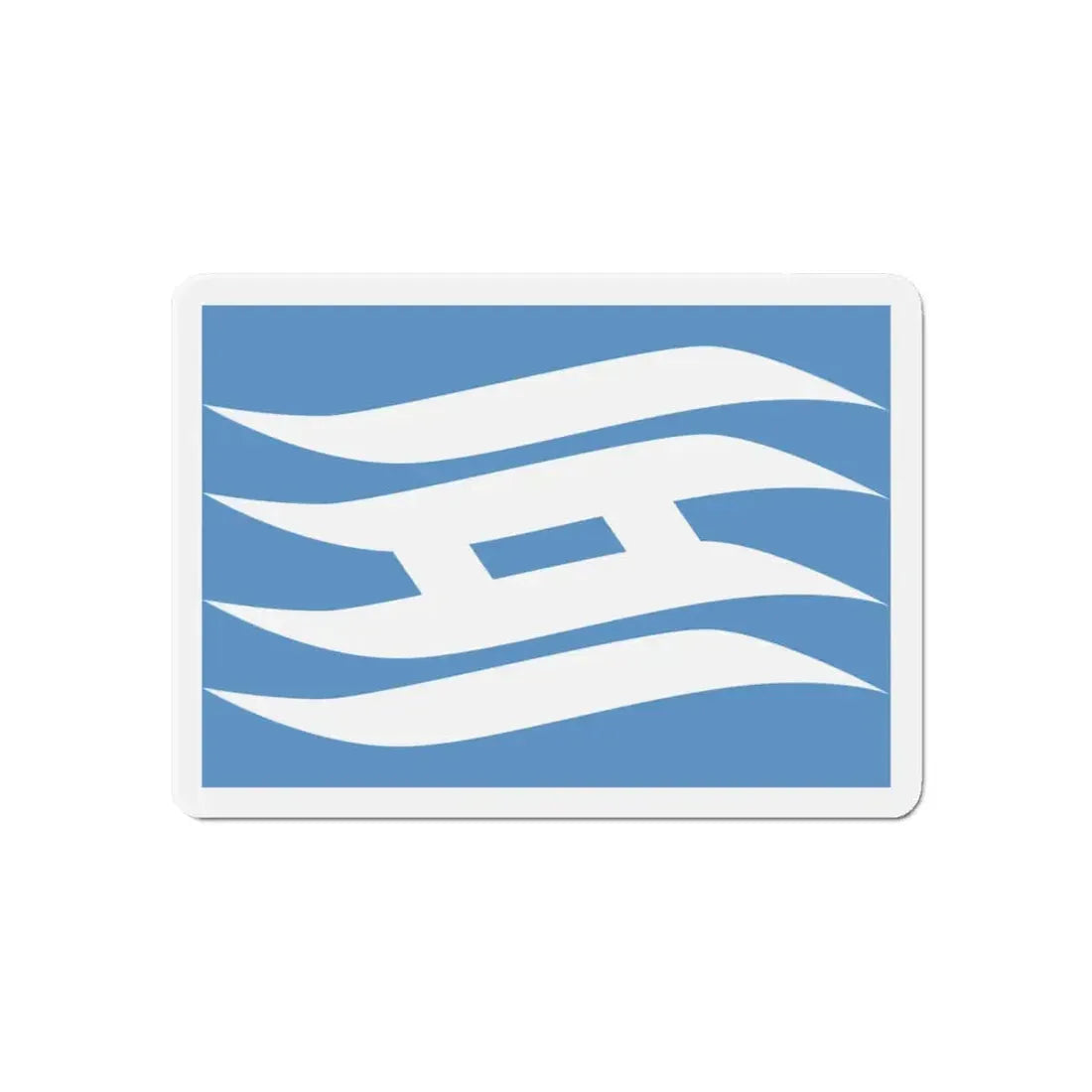 Flag of Hyogo Prefecture Japan - Refrigerator Magnet 6 Inch - The Sticker Space