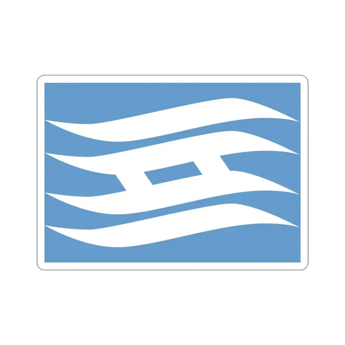 Flag of Hyogo Prefecture Japan STICKER Vinyl Die-Cut Decal 3 Inch - The Sticker Space