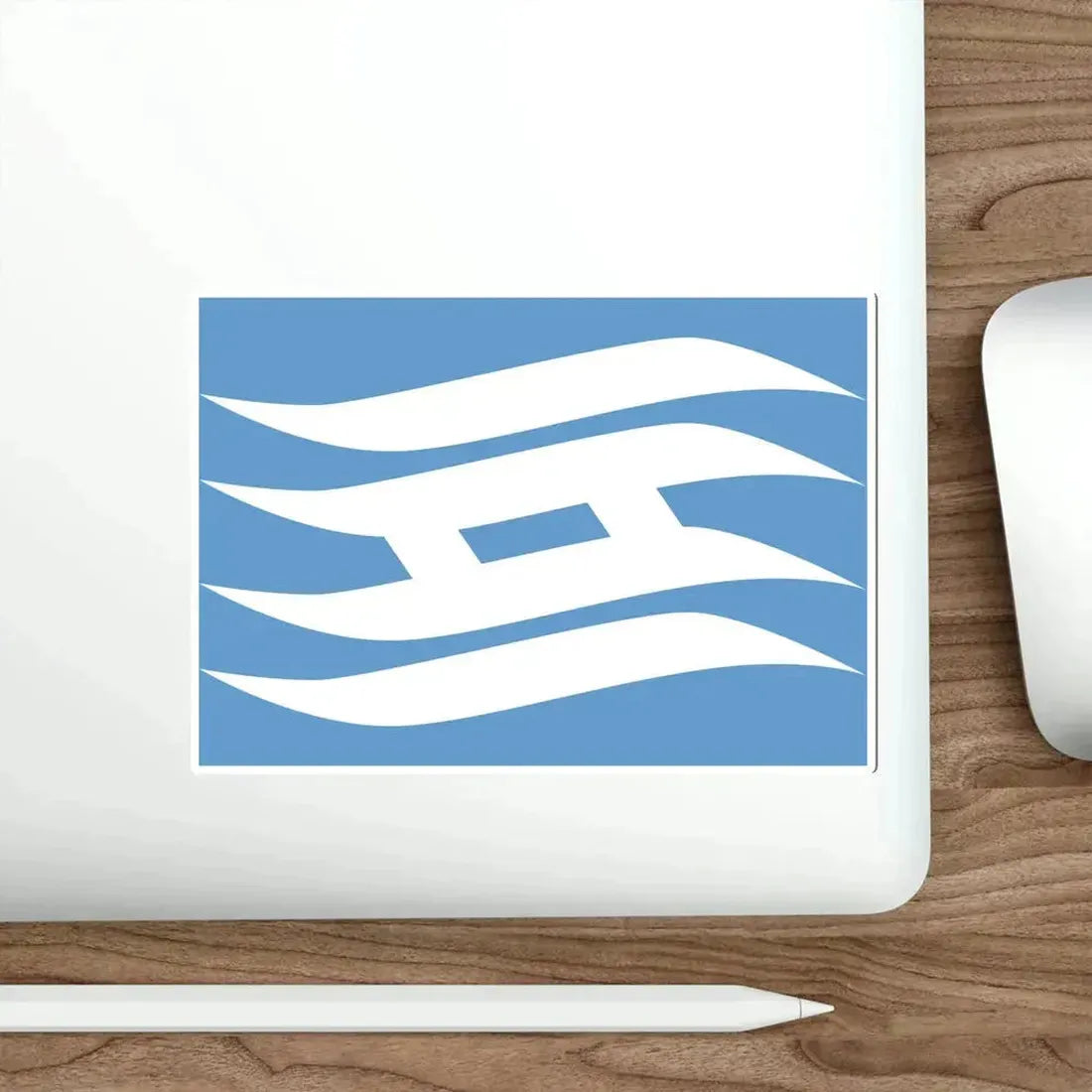 Flag of Hyogo Prefecture Japan STICKER Vinyl Die-Cut Decal - The Sticker Space