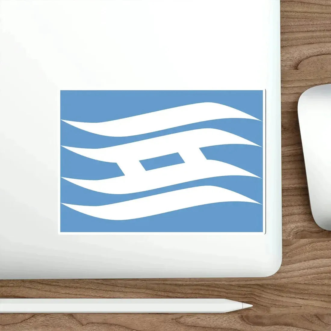 Flag of Hyogo Prefecture Japan STICKER Vinyl Die-Cut Decal - The Sticker Space