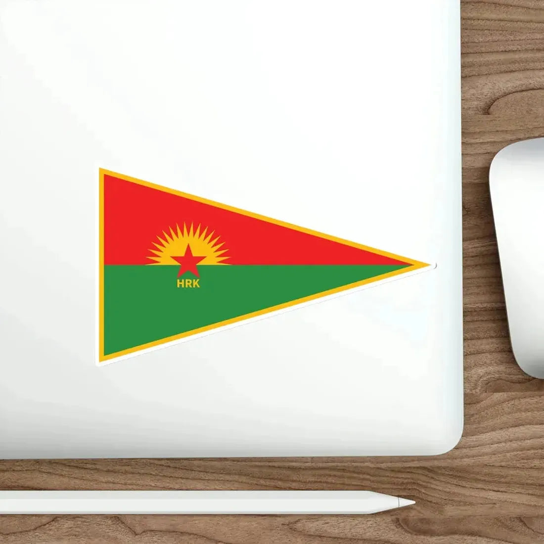 Flag of Hêzên Rojhilata Kurdistan (Iran) STICKER Vinyl Die-Cut Decal - The Sticker Space