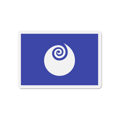 Flag of Ibaraki Prefecture Japan - Die-Cut Magnet-4" x 4"-The Sticker Space