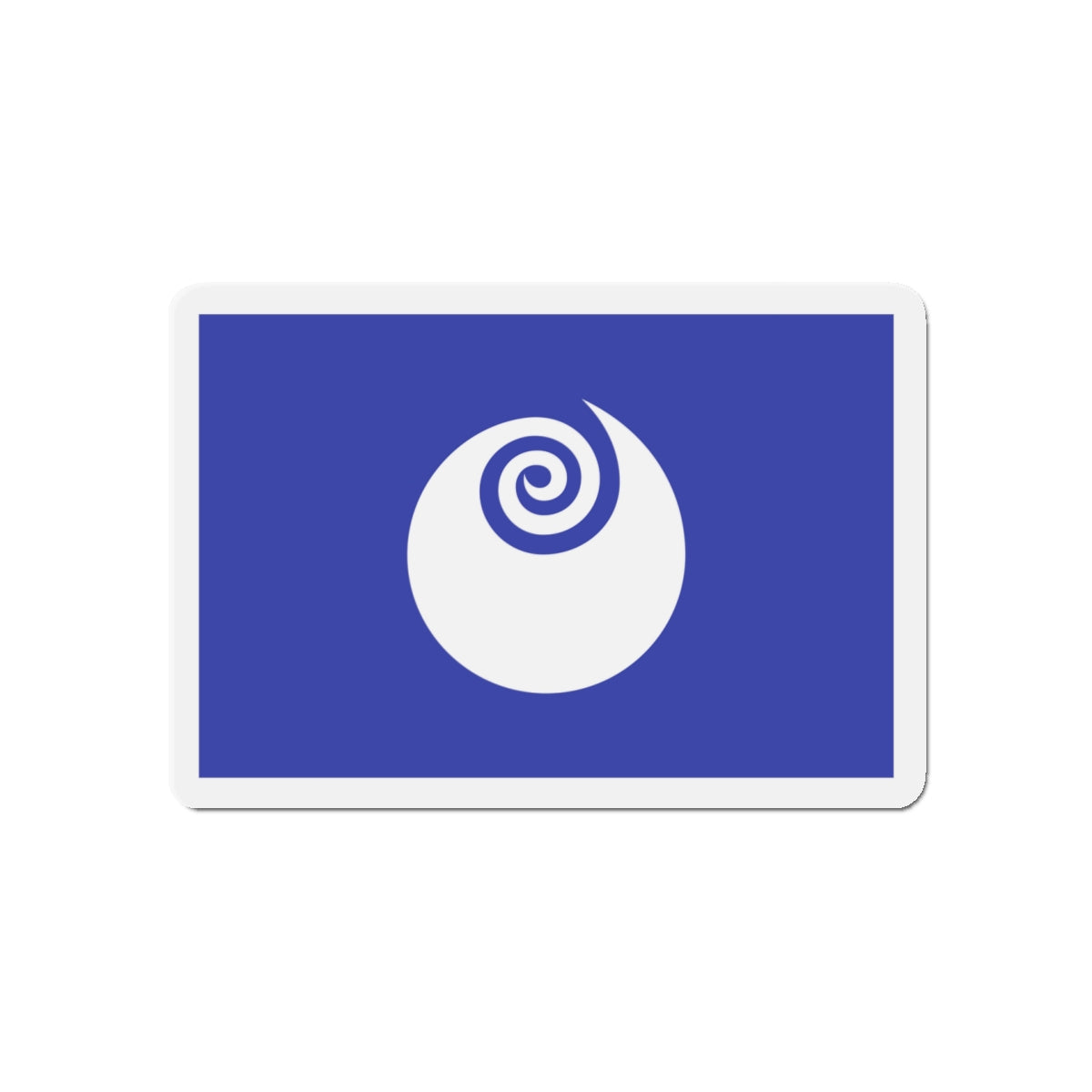 Flag of Ibaraki Prefecture Japan - Die-Cut Magnet-5" x 5"-The Sticker Space