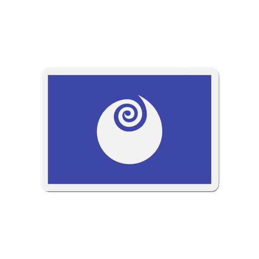 Flag of Ibaraki Prefecture Japan - Die-Cut Magnet-6 × 6"-The Sticker Space