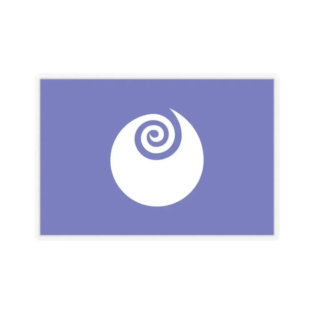 Flag of Ibaraki Prefecture Japan - STICKER Vinyl Kiss-Cut Decal 3 Inch Transparent - The Sticker Space