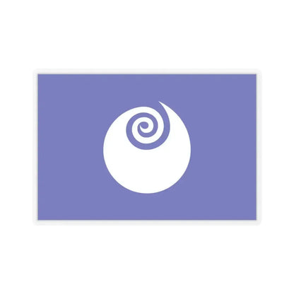 Flag of Ibaraki Prefecture Japan - STICKER Vinyl Kiss-Cut Decal 3 Inch Transparent - The Sticker Space