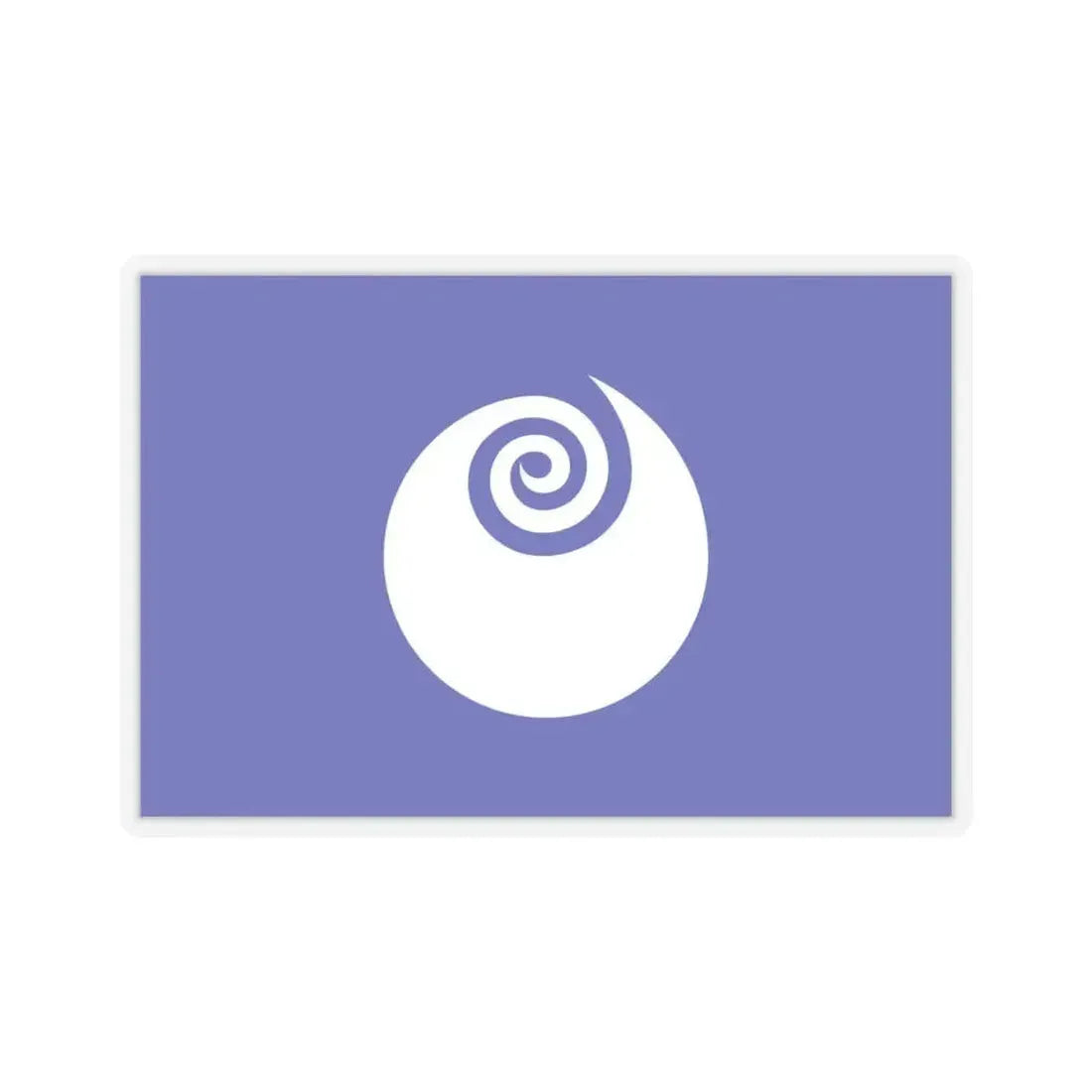 Flag of Ibaraki Prefecture Japan - STICKER Vinyl Kiss-Cut Decal 6 Inch Transparent - The Sticker Space