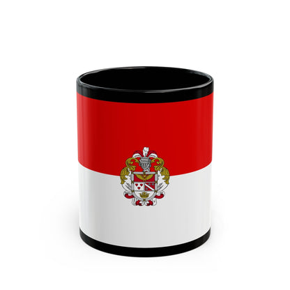 Flag of Ibarra Ecuador - Black Coffee Mug-11oz-The Sticker Space