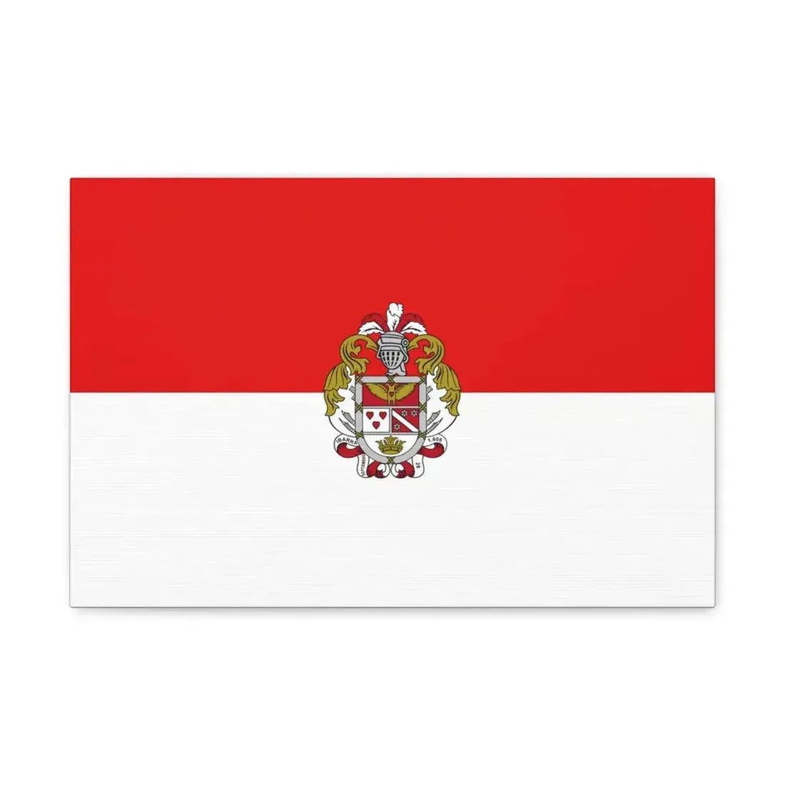 Flag of Ibarra Ecuador - Canvas Wall Art 18″ x 12″ 1.25" - The Sticker Space